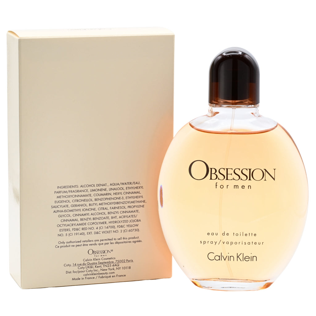 OBSESSION by Calvin Klein Cologne for Men EDT 6.7 / 6.8 oz New in Box